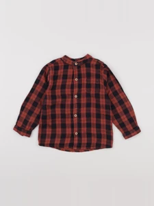 Boutchou - chemise bleu, orange - 36 mois