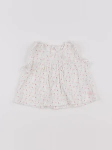 Petit Bateau - tee-shirt blanc - 3 mois