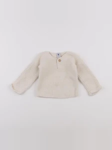 Petit Bateau - pull beige - 18 mois