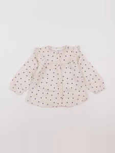 Zara - blouse beige - 12/18 mois