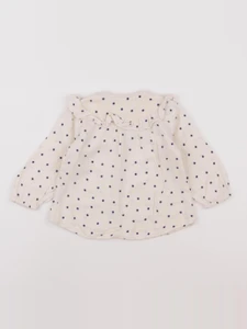 Zara - blouse beige - 12/18 mois