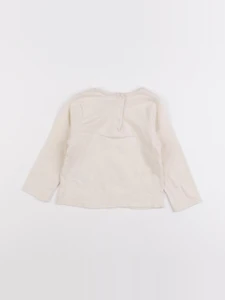 Vertbaudet - tee-shirt beige - 12 mois