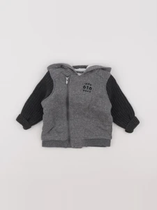 IKKS - sweat gris - 12 mois