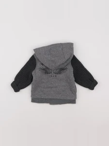 IKKS - sweat gris - 12 mois