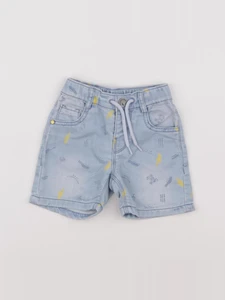 IKKS - short bleu - 12 mois