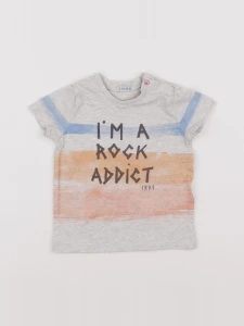 IKKS - tee-shirt gris - 12 mois