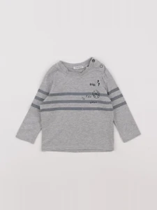 IKKS - tee-shirt gris - 6 mois
