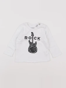 IKKS - tee-shirt blanc - 6 mois