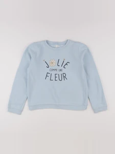Vertbaudet - sweat bleu - 10 ans
