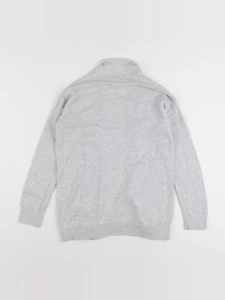 Vertbaudet - gilet gris - 8 ans