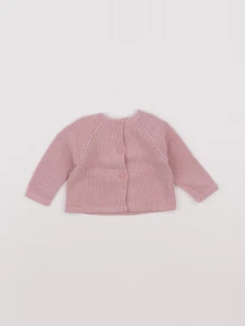 Zara - pull rose - 3/6 mois