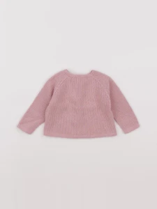 Zara - pull rose - 3/6 mois