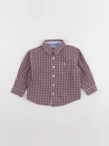 Cyrillus - chemise rouge - 18 mois