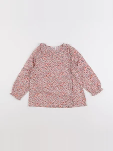 Boutchou - blouse bleu, rouge - 36 mois