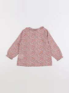 Boutchou - blouse bleu, rouge - 36 mois