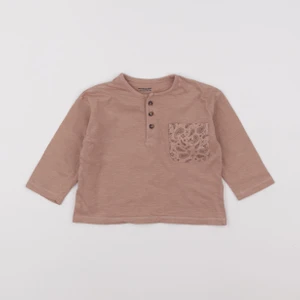 Vertbaudet - tee-shirt marron - 18 mois