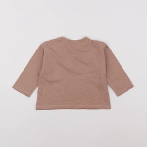 Vertbaudet - tee-shirt marron - 18 mois