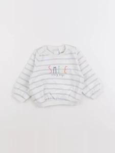 Tape à l'oeil - sweat bleu - 6 mois