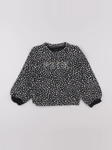 IKKS - sweat blanc, noir - 5 ans