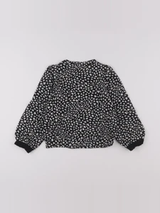 IKKS - sweat blanc, noir - 5 ans