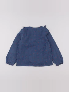 Vertbaudet - blouse bleu - 7 ans