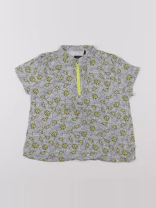 IKKS - tee-shirt blanc, bleu - 5 ans