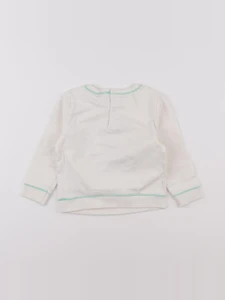 Tape à l'oeil - sweat blanc - 18 mois