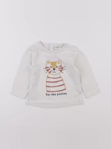 Tape à l'oeil - tee-shirt blanc - 18 mois