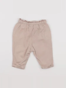 H&M - pantalon rose - 3/6 mois
