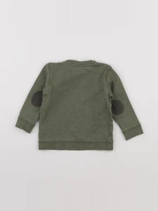 H&M - sweat vert - 9/12 mois