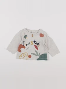 Tape à l'oeil - tee-shirt gris - 6 mois