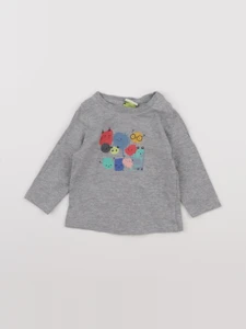 Tape à l'oeil - tee-shirt gris - 6 mois