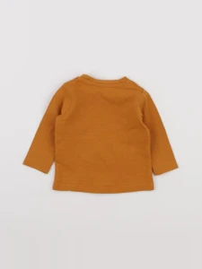 Vertbaudet - tee-shirt jaune - 3 mois