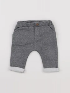 H&M - pantalon gris - 9 mois
