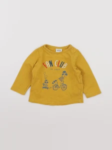 Tape à l'oeil - tee-shirt jaune - 6 mois