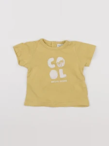 Tape à l'oeil - tee-shirt jaune - 6 mois