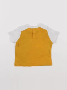 Petit Bateau - tee-shirt jaune - 6 mois
