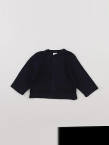 Petit Bateau - gilet bleu - 6 mois