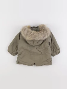 Zara - doudoune vert - 9/12 mois