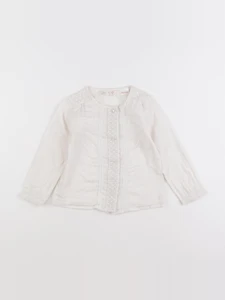 Zara - blouse blanc - 24/36 mois