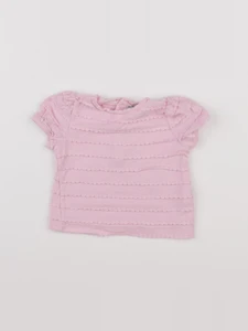 Boutchou - tee-shirt rose - 6 mois