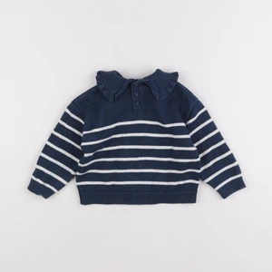 Vertbaudet - pull bleu - 24 mois
