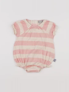 Boutchou - combinaison beige, rose - 6 mois