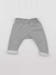 Petit Bateau - sarouel gris - 6 mois