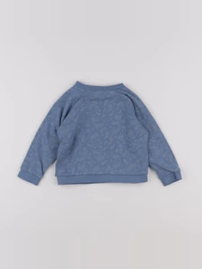 Vertbaudet - sweat bleu - 18 mois