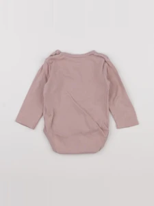 H&M - body rose - 9/12 mois