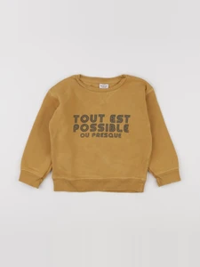 Tape à l'oeil - sweat jaune - 3 ans