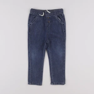Vertbaudet - pantalon bleu - 18 mois