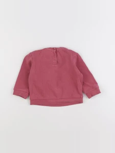 Vertbaudet - sweat rose - 18 mois