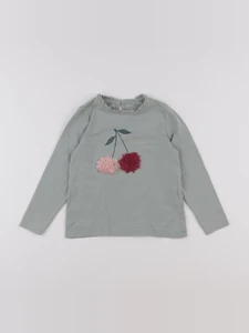 Vertbaudet - tee-shirt vert - 6 ans